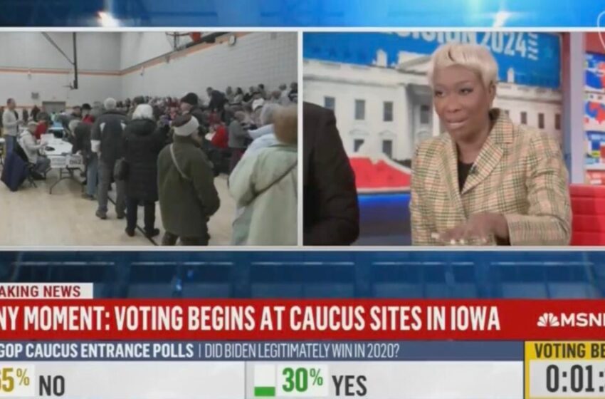  Racist Christian-Basher Joy Reid Criticizes Iowa’s Demographics of Predominantly White Christian Population in Caucus Participation (VIDEO)
